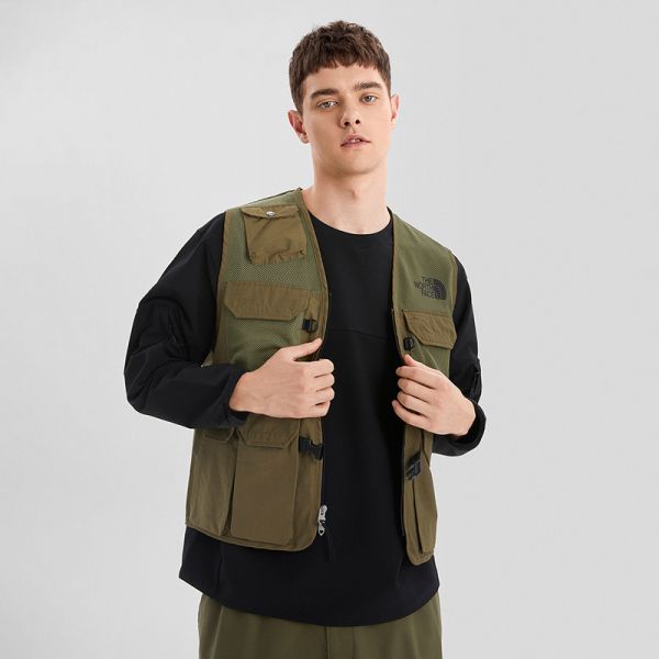 thenorthfaceue北面男性舒适透气多口袋马甲背心春夏上新|7qaj
