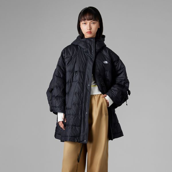 TheNorthFace北面UE先锋设计斗篷式棉服女保暖轻量23秋冬新款83PV