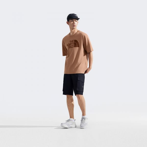 北面男女同款纯棉印花LOGO短袖T恤户外透气新款TheNorthFace|8D7X
