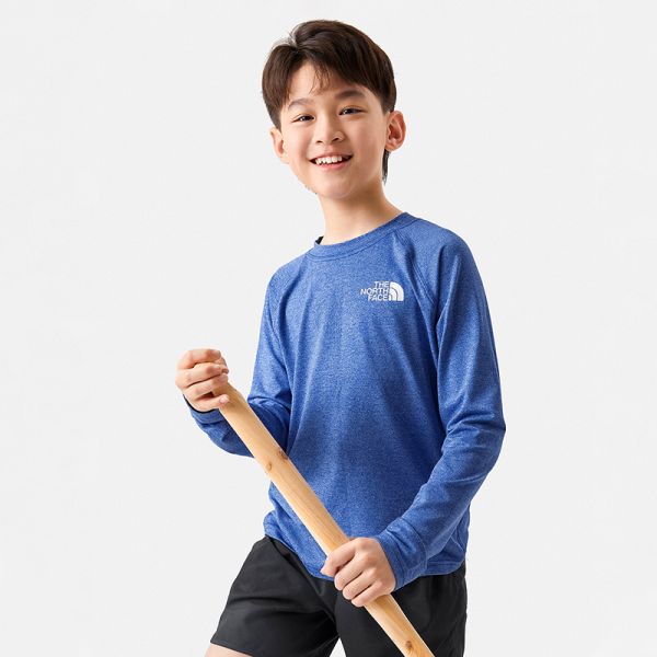 TheNorthFace北面童装长袖T恤儿童男童UPF防晒速干23夏新款|81XD
