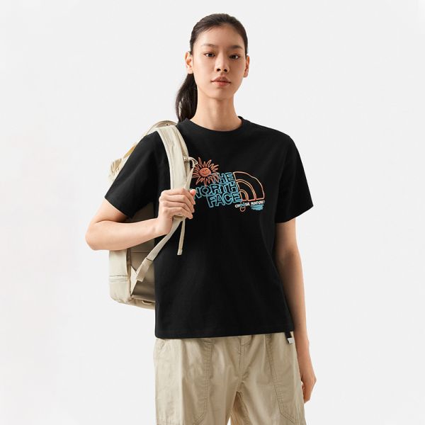 TheNorthFace北面短袖T恤女户外舒适透气上新|7WET