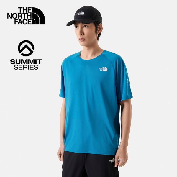 TheNorthFace北面SUMMIT巅峰系列SUMMIT RUN短袖T恤男吸湿|7ZTR
