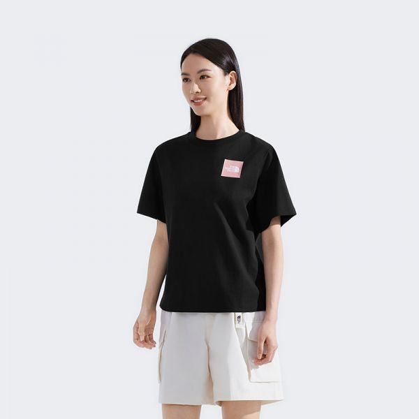 北面女纯棉短袖T恤运动户外休闲透气夏新款TheNorthFace|8DCH