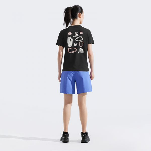北面女印花速干衣短袖T恤户外吸湿透气新款TheNorthFace|8D7H