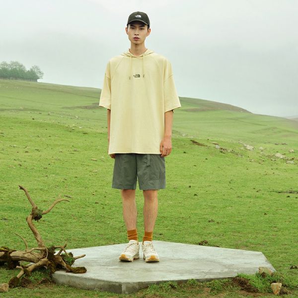 TheNorthFace北面先锋设计男性印花连帽短袖卫衣秋冬上新|7W8V