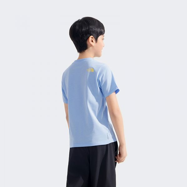 北面童装儿童印花LOGO速干短袖T恤男女户外新款TheNorthFace|8DCQ
